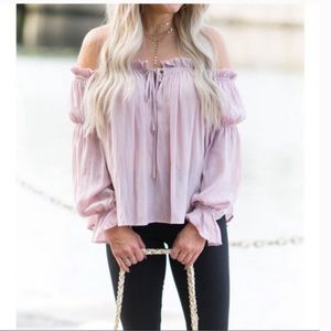 Socialite Off Shoulder Romantic Blouse